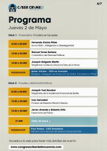 I Congreso Ciberdelincuencia Sevilla.