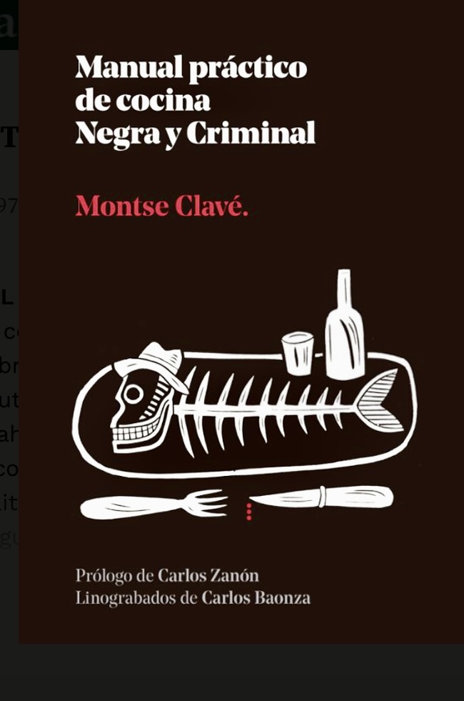 Manual Práctico de Cocina Negra y Criminal, de Montse Clavé