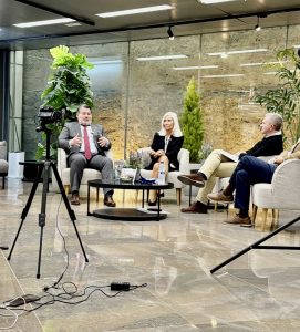 Javier Fadón, Nina Vélez-Troya y Octavio Morella